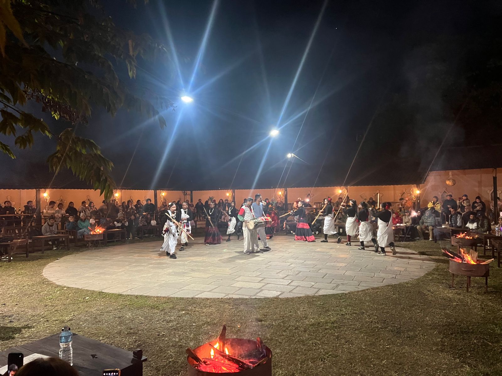 Typical Tharu Stick Dance in Chitwan